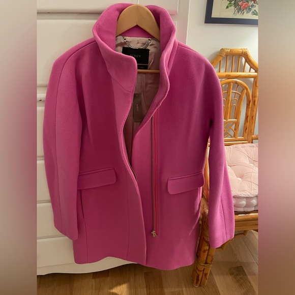 New with tags, J.Crew cocoon, Italian wool stadium cloth coat - Picture 3 of 5
